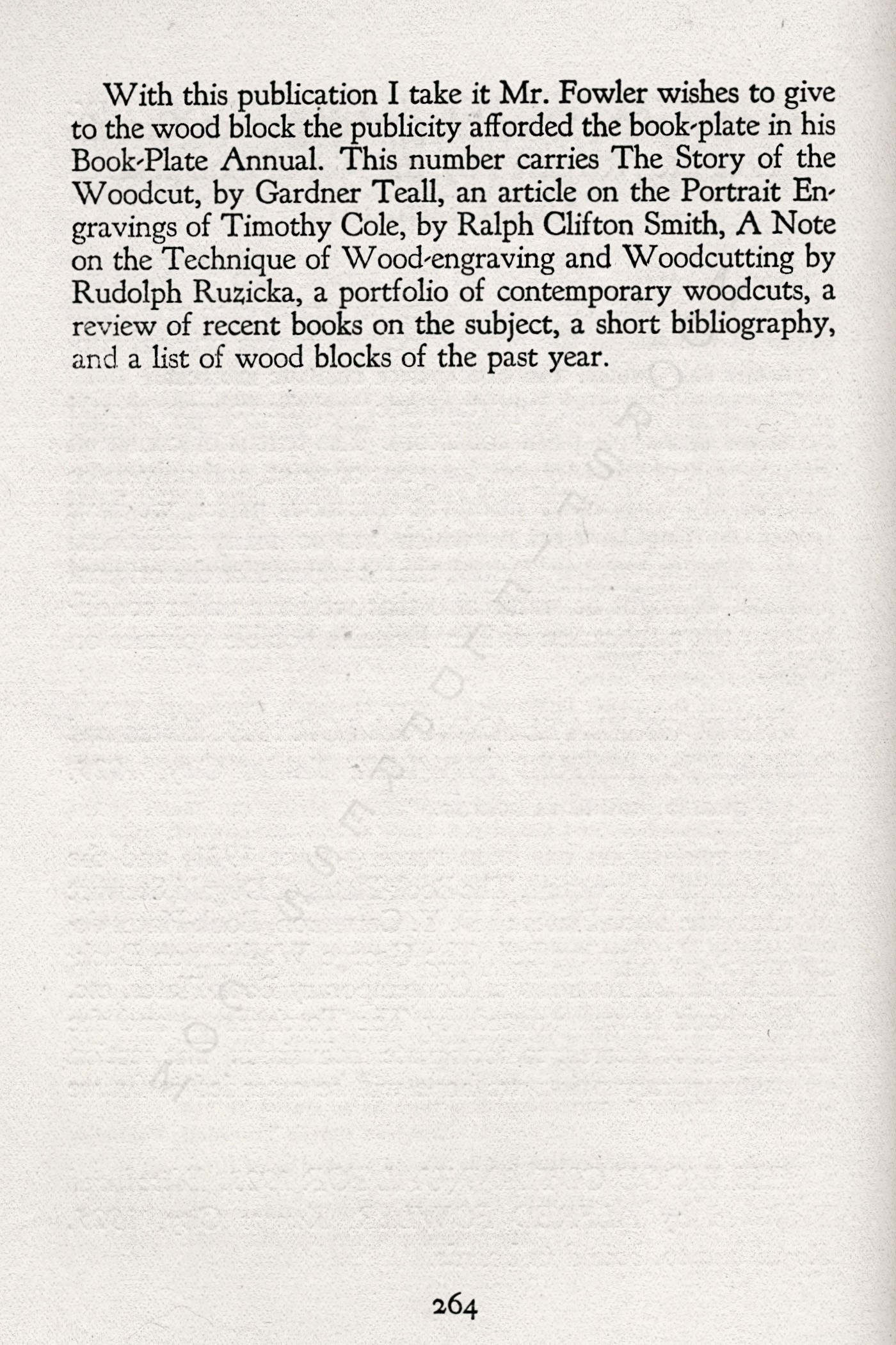 The Print
                      Connoisseur by Winfred Porter Truesdell printed by
                      the Moorsfield Press-July 1925