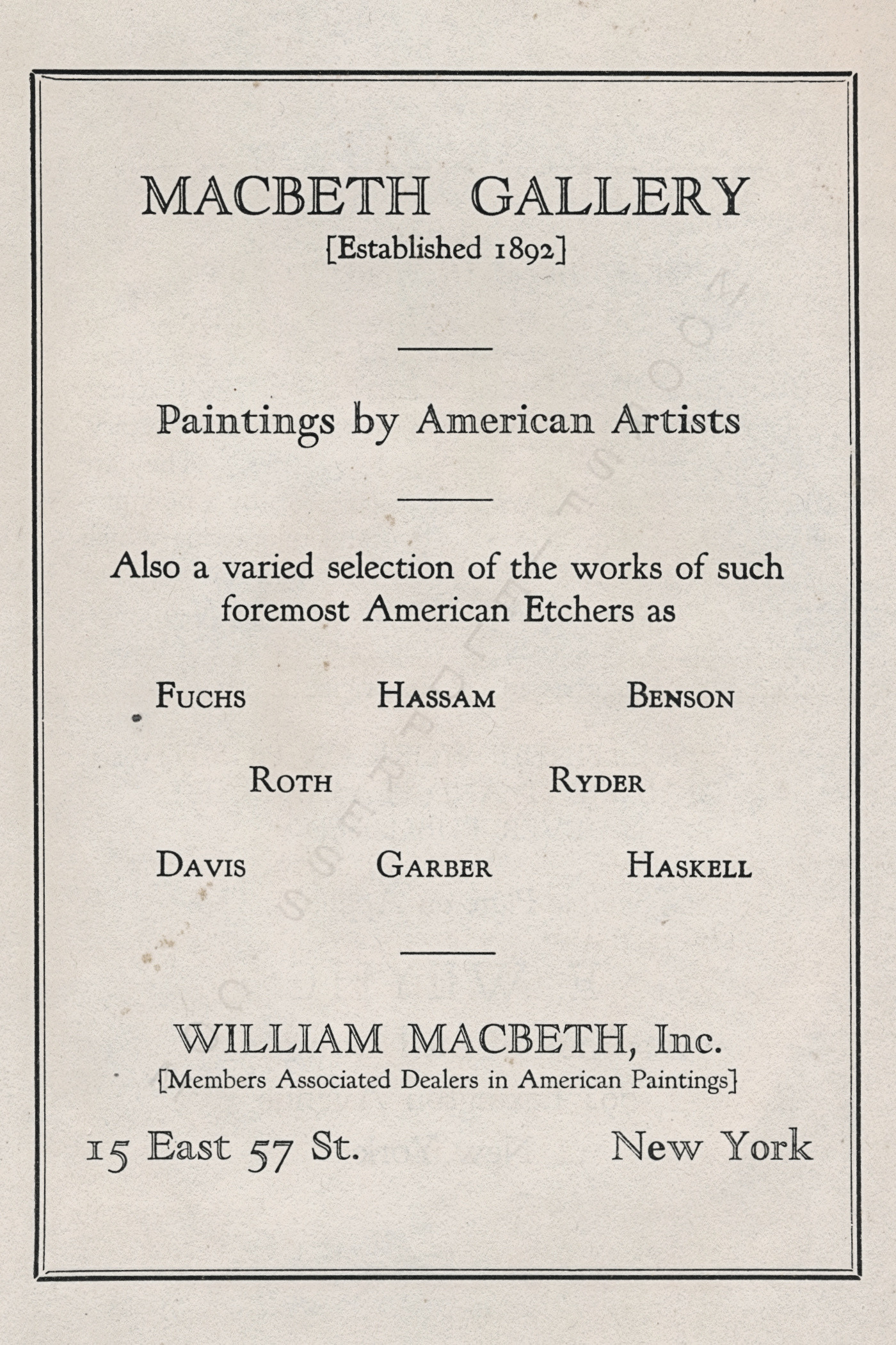 The Print
                      Connoisseur by Winfred Porter Truesdell printed by
                      the Moorsfield Press-July 1926