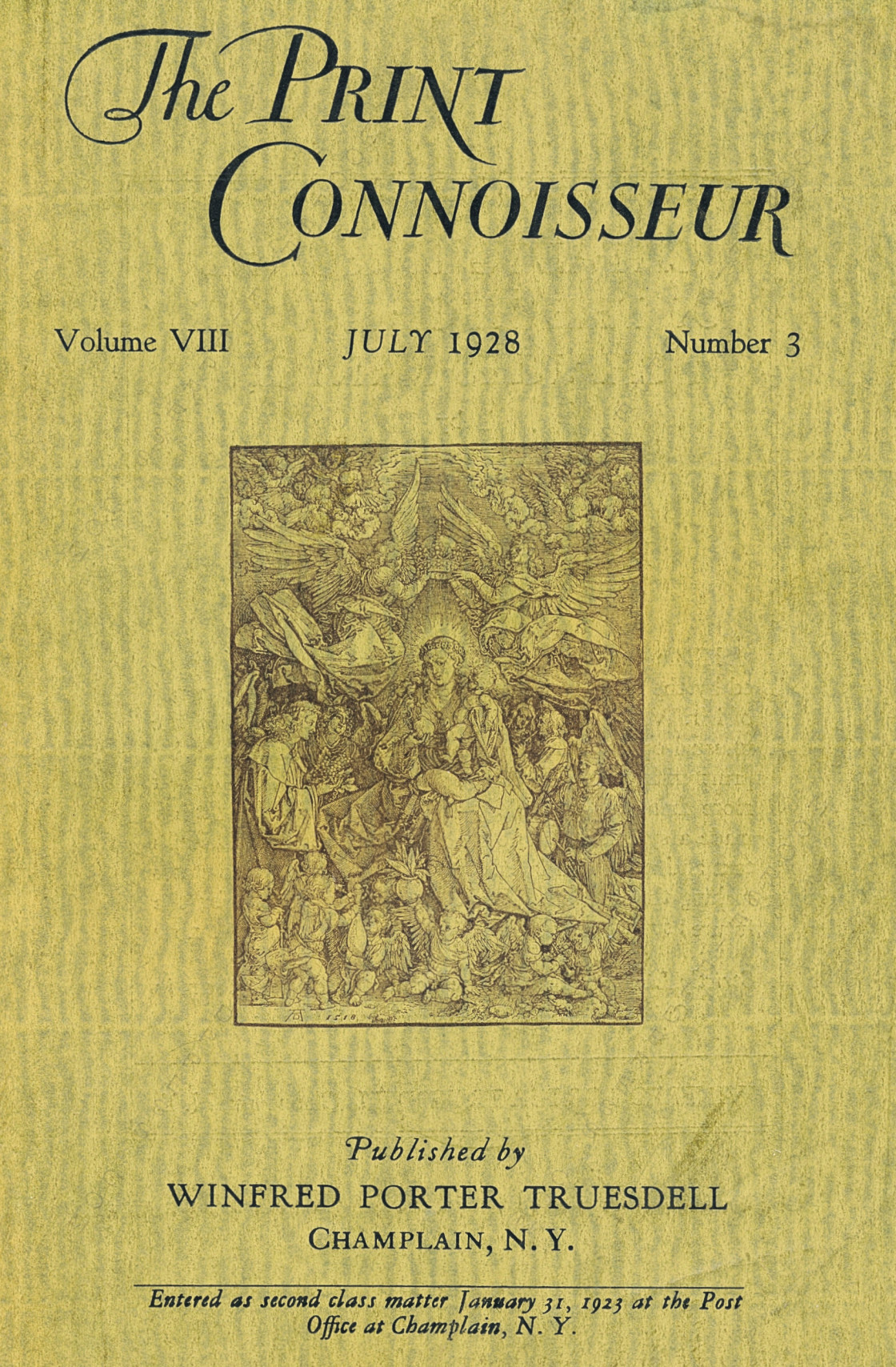 The Print
                      Connoisseur by Winfred Porter Truesdell-July 1928