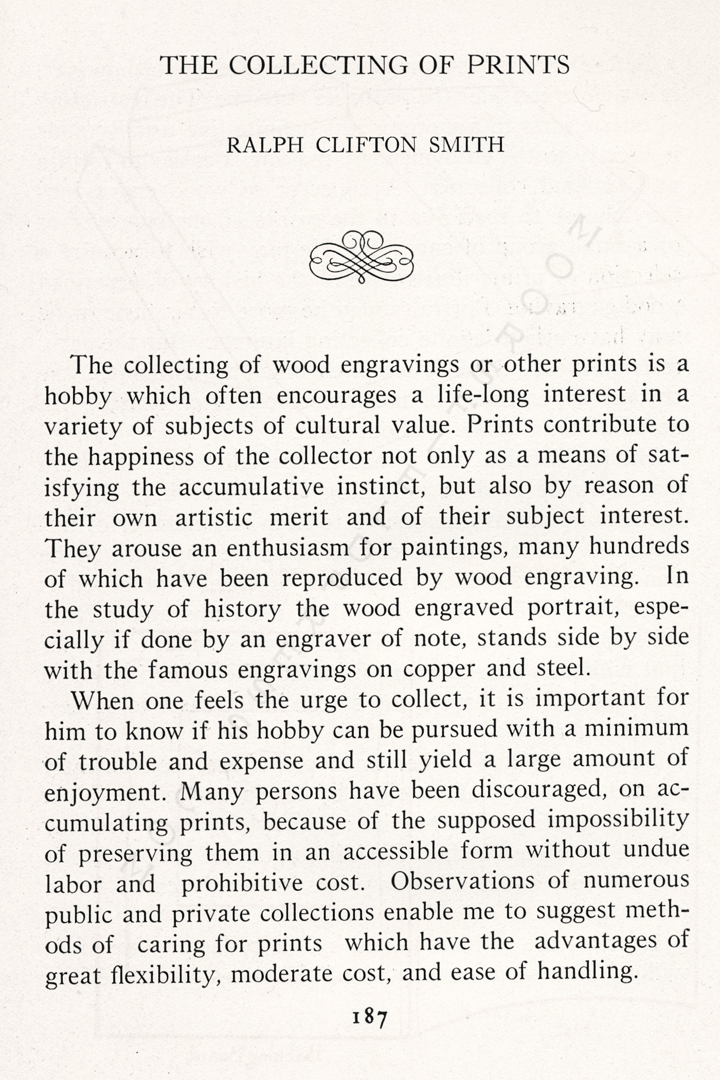 The Print
                      Connoisseur by Winfred Porter Truesdell-July 1928