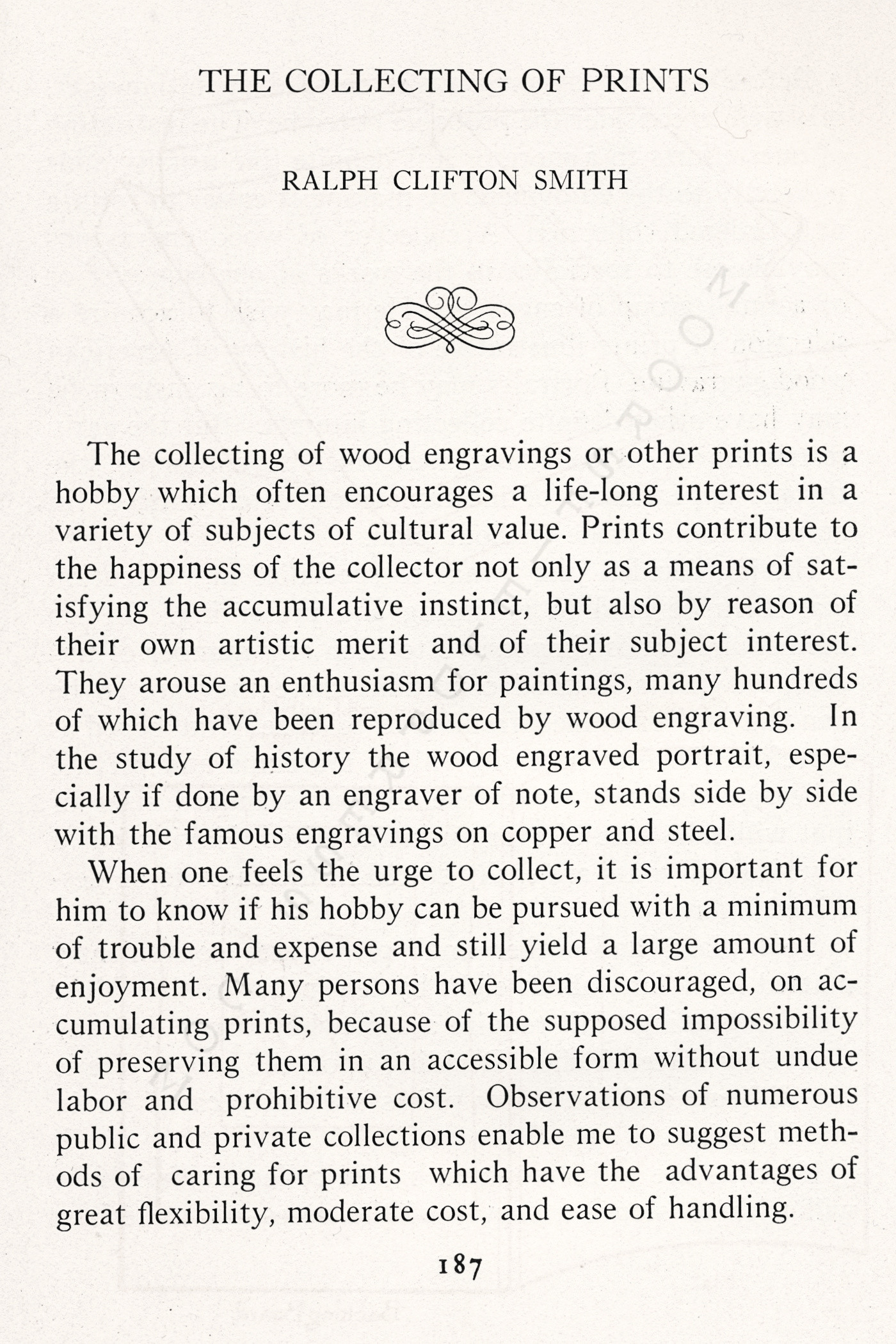 The Print
                      Connoisseur by Winfred Porter Truesdell-July 1928