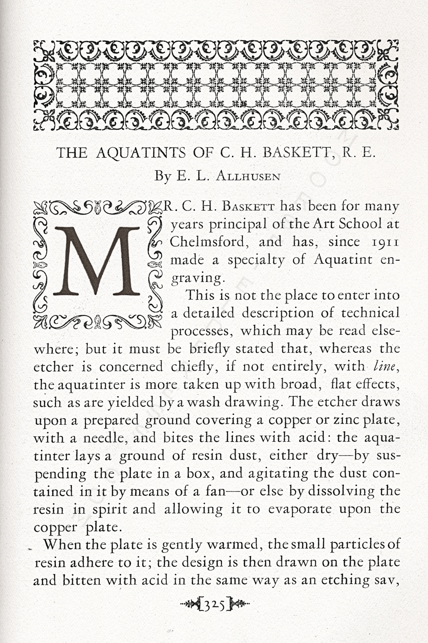 The Print
                      Connoisseur by Winfred Porter Truesdell printed by
                      the Moorsfield Press-October 1924