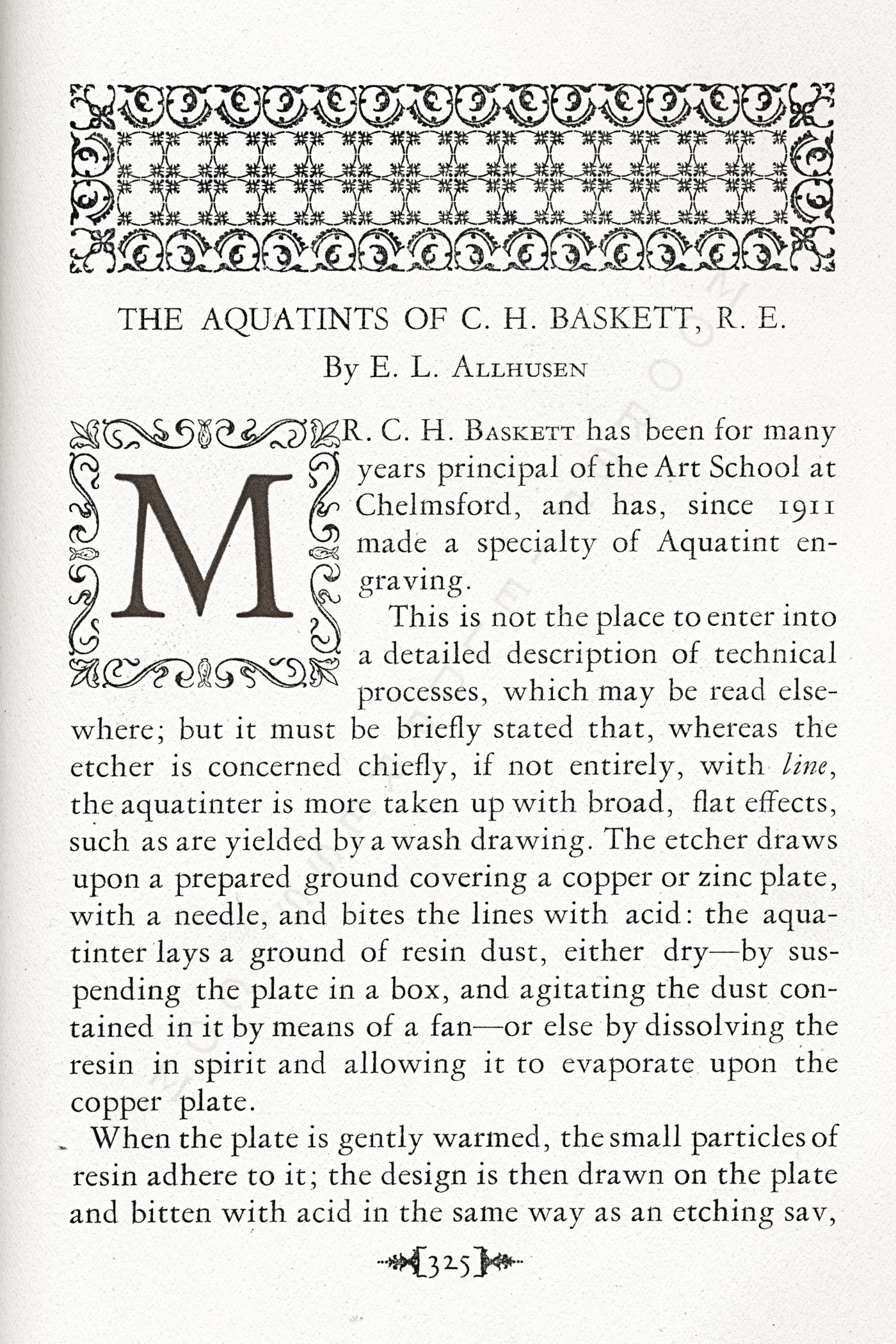 The Print
                      Connoisseur by Winfred Porter Truesdell printed by
                      the Moorsfield Press-October 1924