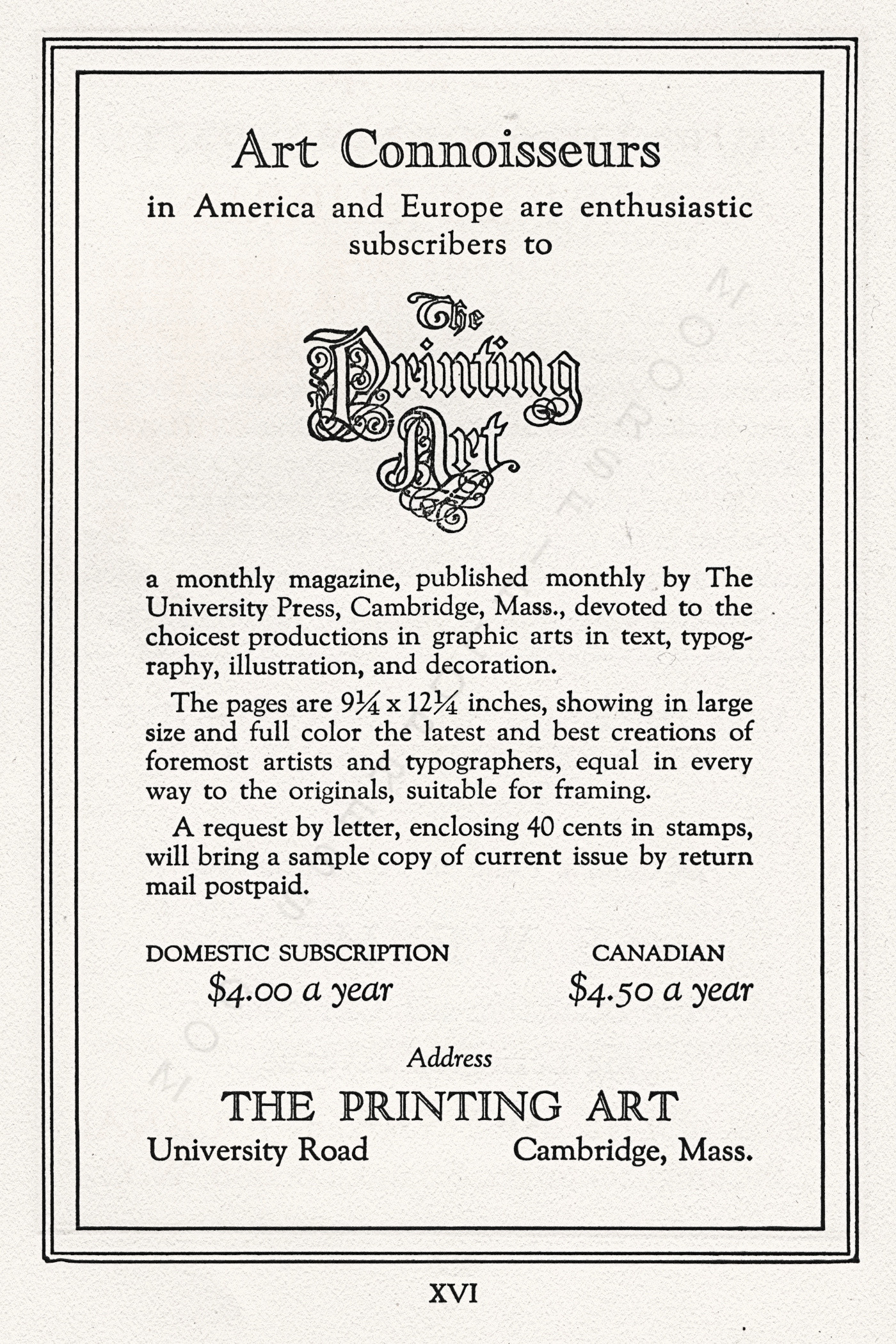 The Print
                      Connoisseur by Winfred Porter Truesdell printed by
                      the Moorsfield Press-October 1924