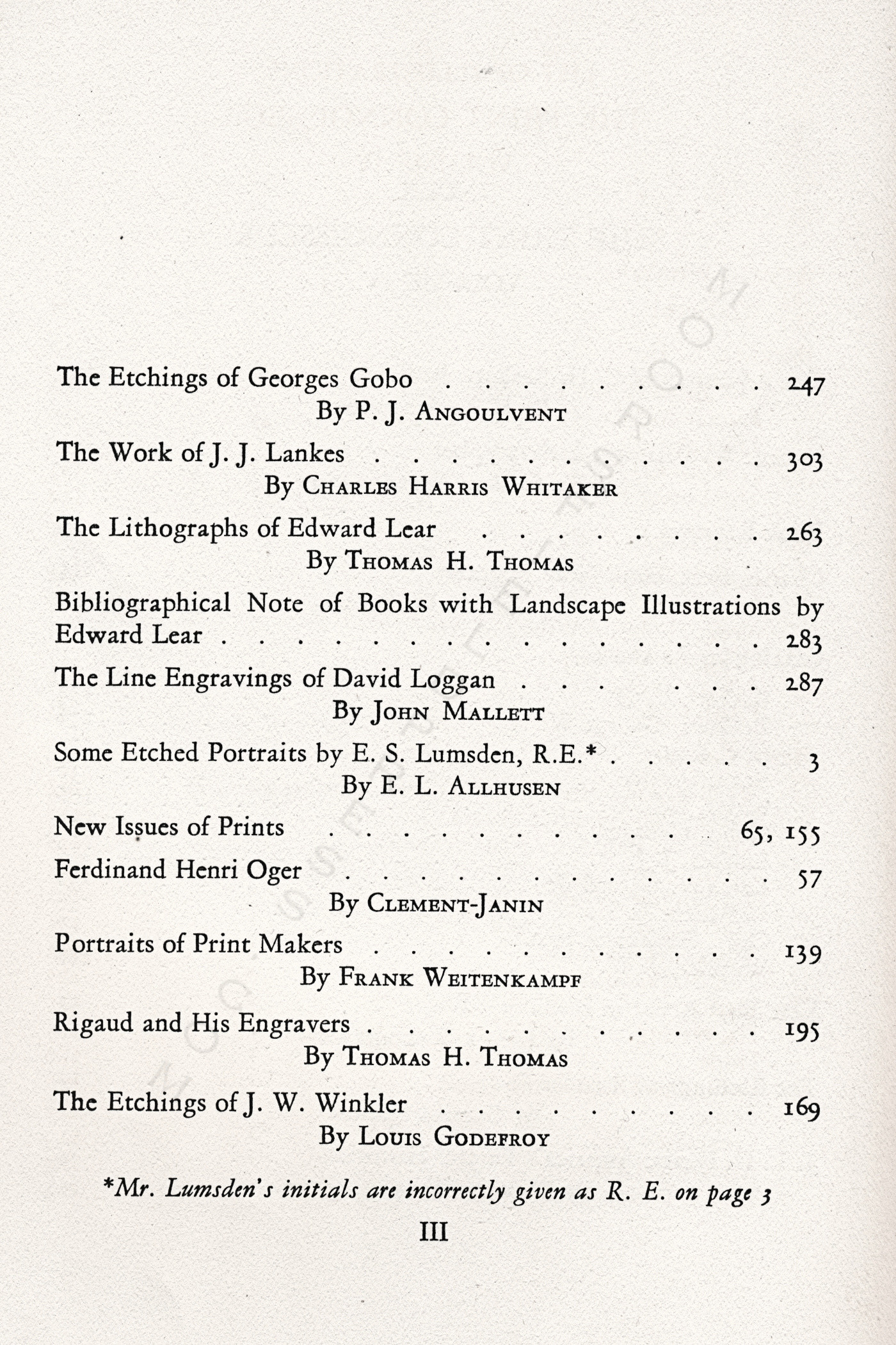 The Print
                      Connoisseur by Winfred Porter Truesdell printed by
                      the Moorsfield Press-October 1924