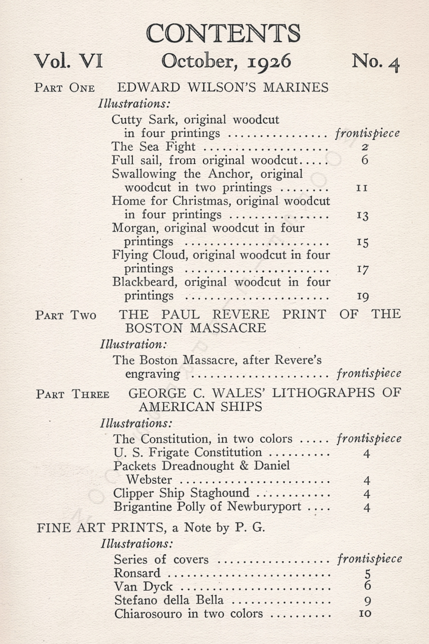 The Print
                      Connoisseur by Winfred Porter Truesdell printed by
                      the Moorsfield Press-October 1926