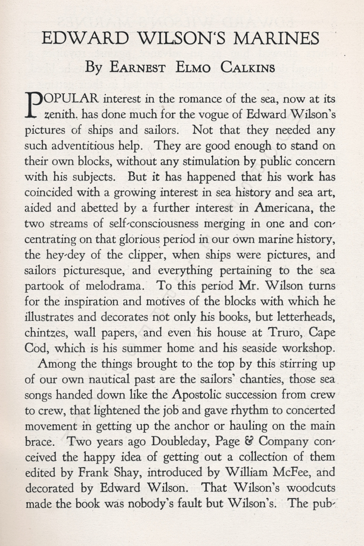 The Print
                      Connoisseur by Winfred Porter Truesdell printed by
                      the Moorsfield Press-October 1926