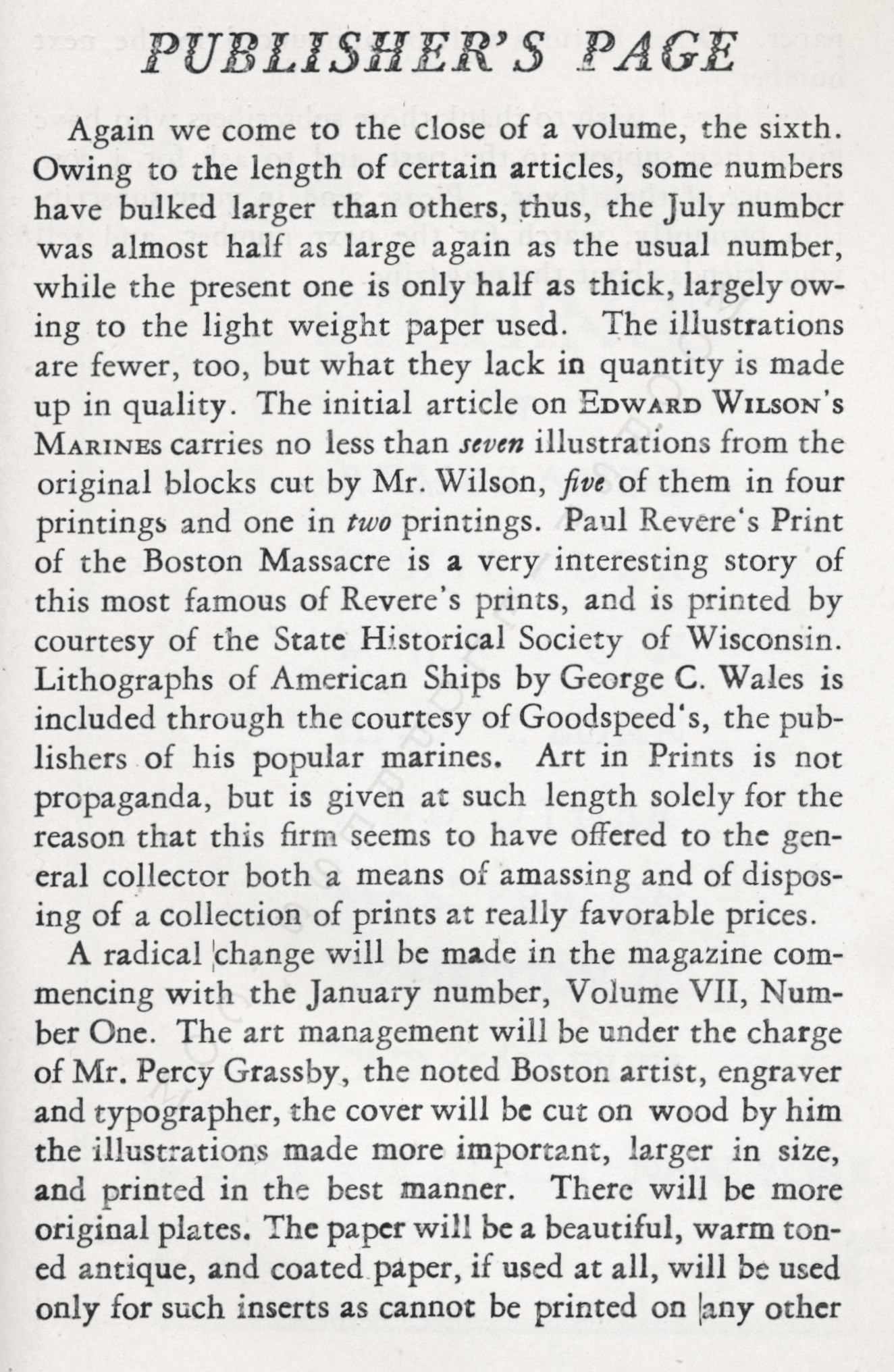The Print
                      Connoisseur by Winfred Porter Truesdell printed by
                      the Moorsfield Press-October 1926