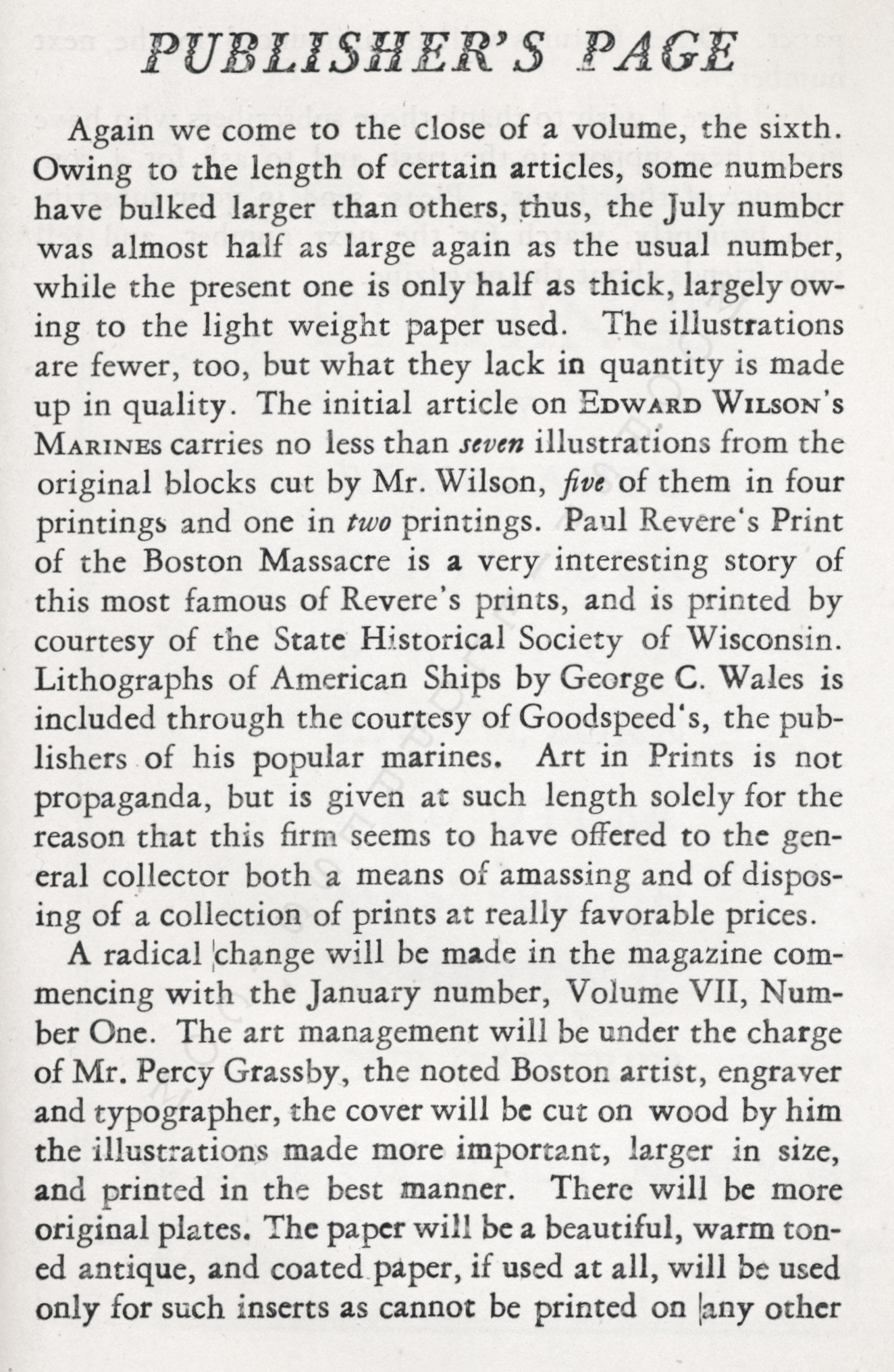 The Print
                      Connoisseur by Winfred Porter Truesdell printed by
                      the Moorsfield Press-October 1926