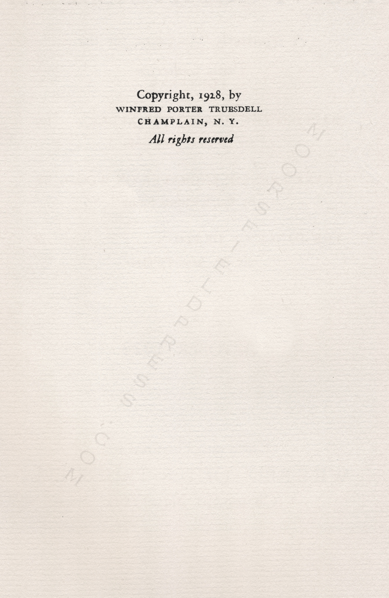 The Print
                      Connoisseur by Winfred Porter Truesdell-October
                      1928