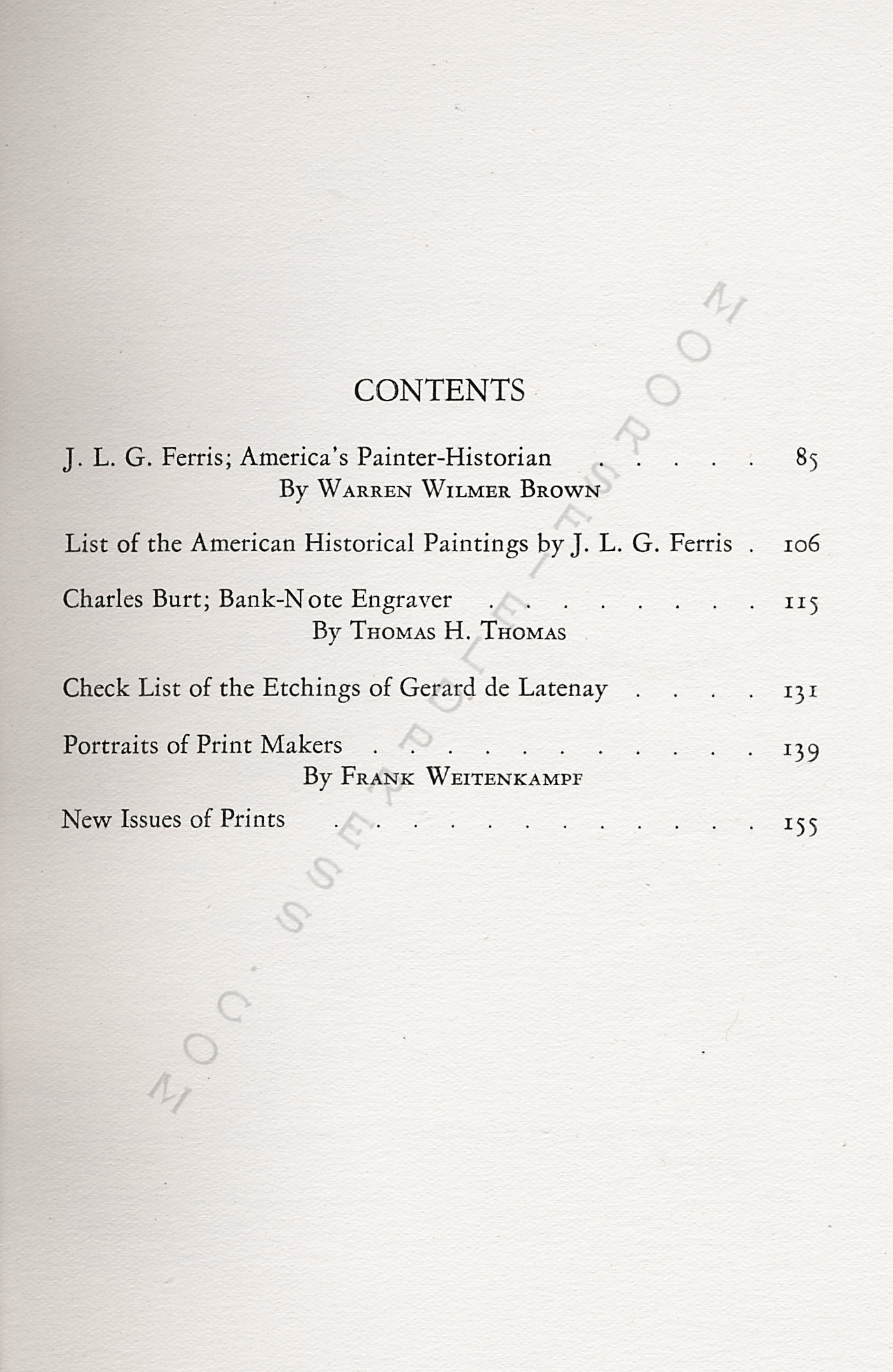 The Print
                      Connoisseur by Winfred Porter Truesdell printed by
                      the Moorsfield Press-April 1924