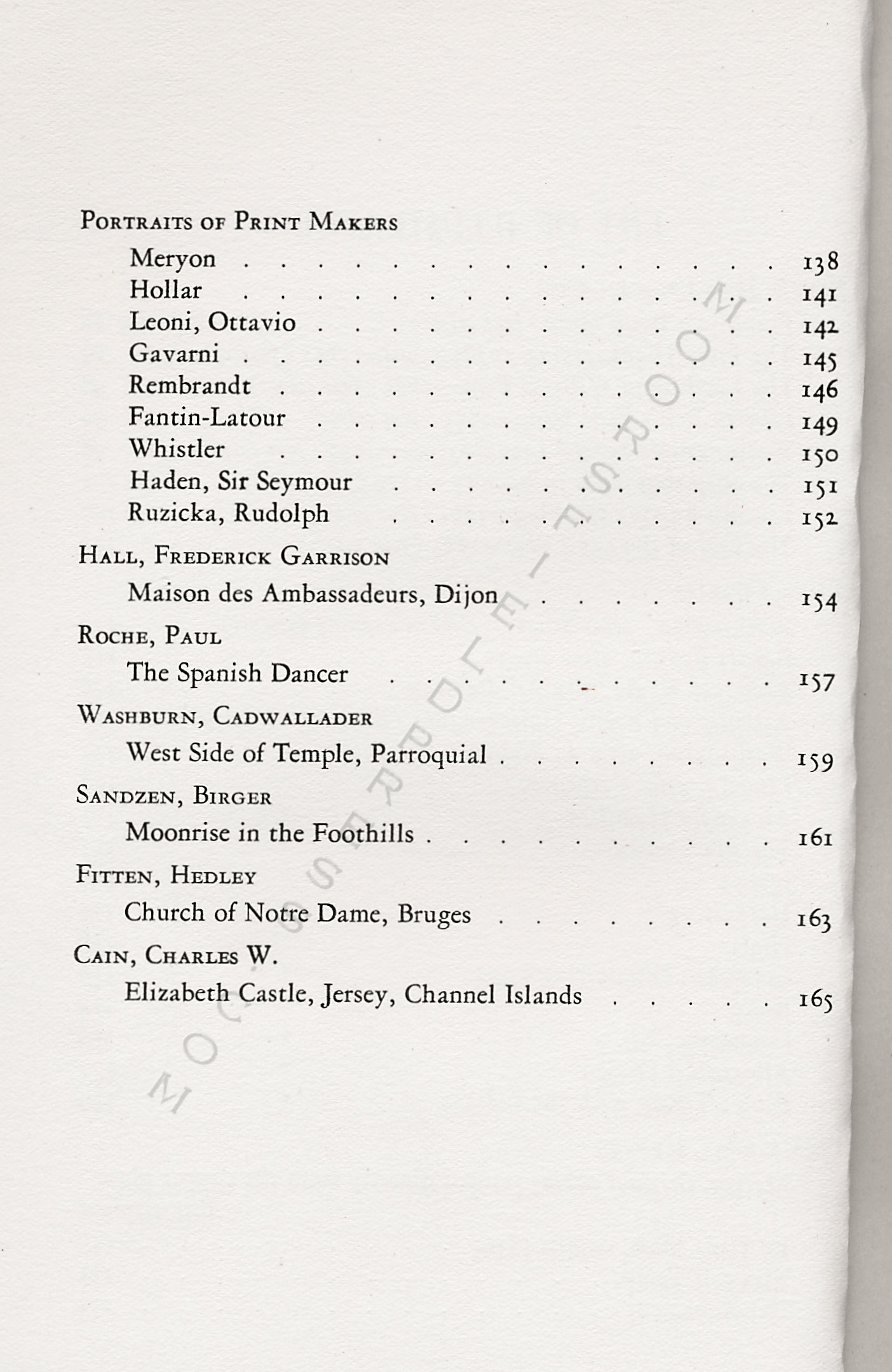 The Print
                      Connoisseur by Winfred Porter Truesdell printed by
                      the Moorsfield Press-April 1924