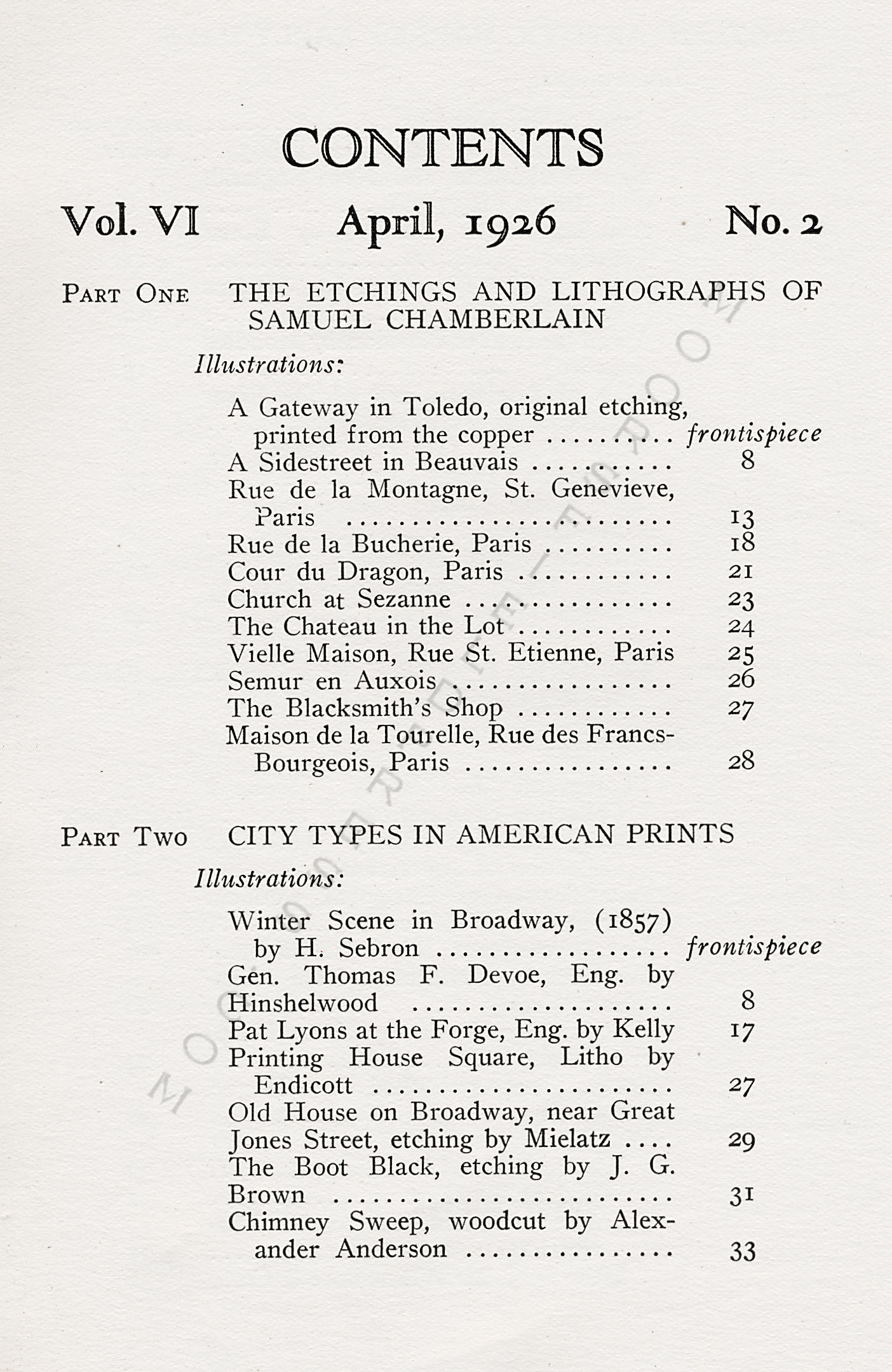 The Print
                      Connoisseur by Winfred Porter Truesdell printed by
                      the Moorsfield Press-April 1926