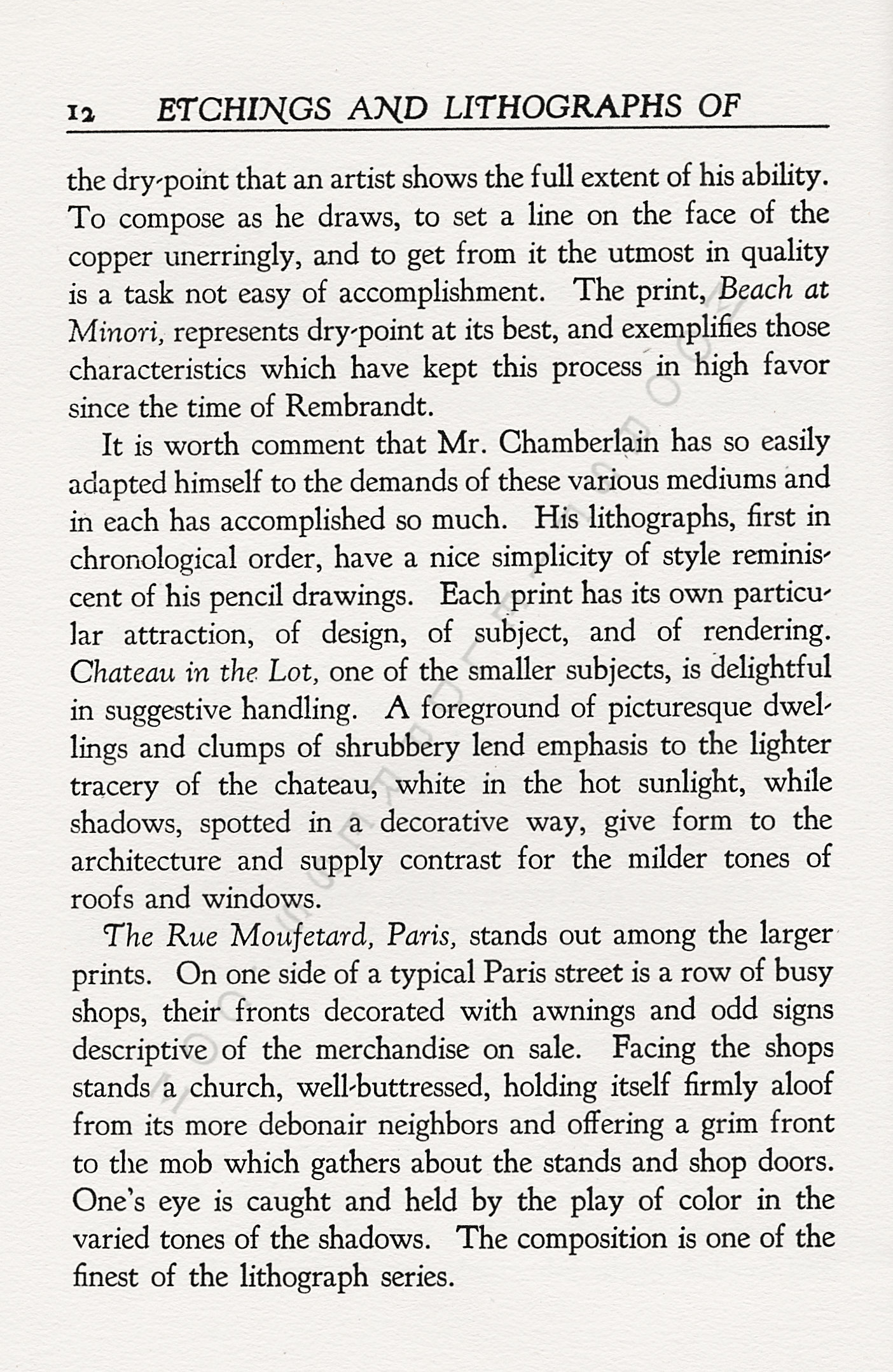 The Print
                      Connoisseur by Winfred Porter Truesdell printed by
                      the Moorsfield Press-April 1926