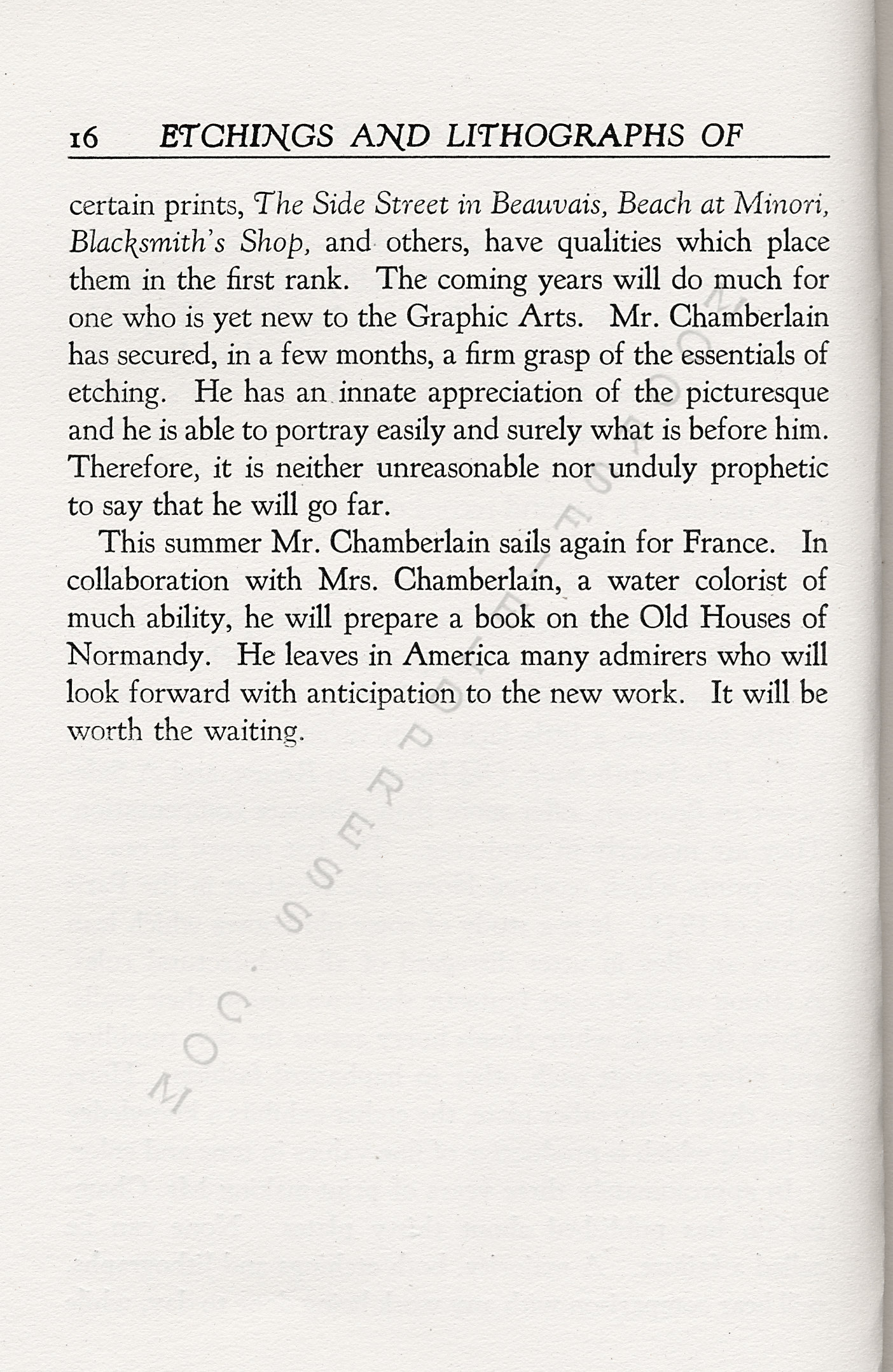 The Print
                      Connoisseur by Winfred Porter Truesdell printed by
                      the Moorsfield Press-April 1926