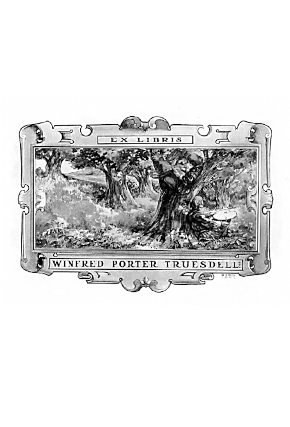 Winfred
                      Porter Truesdell and his Book Plate Books and
                      Single Book Plates