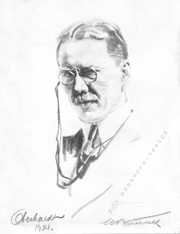 winfred porter truesdell portrait
                  drawn by Oberhardt