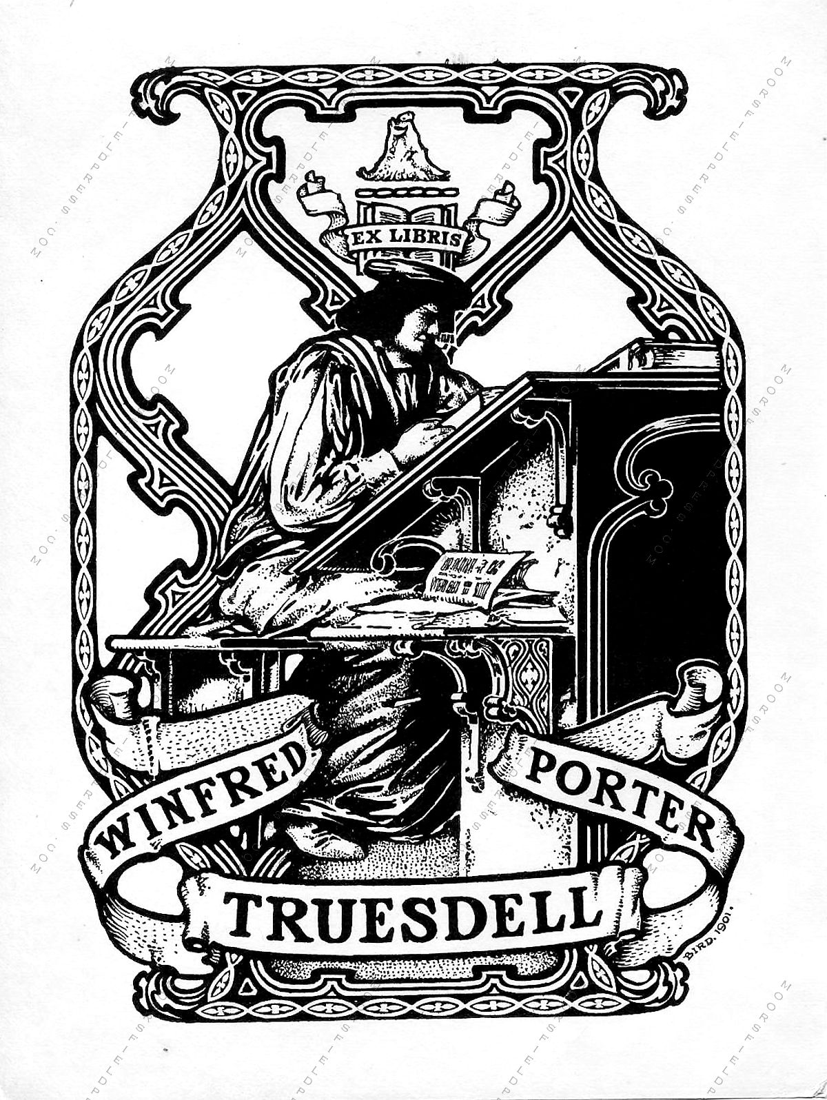 Winfred Porter
              Truesdell and his Book Plate Books and Single Book Plates