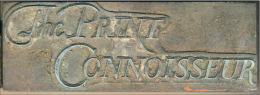 Winfred Porter Truesdell and his Woodcuts and Copper
          Engraved Printing Plates