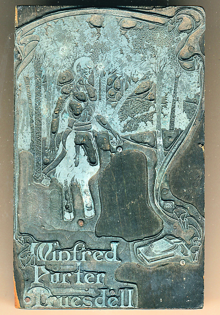 Winfred Porter
              Truesdell and his Woodcuts and Copper Engraved Printing
              Plates
